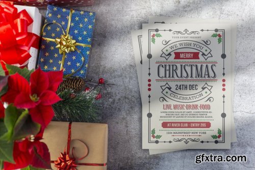 Christmas Flyer or Poster Mockup