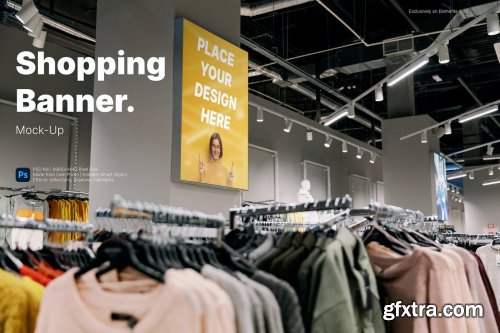 Shopping Brand Store Banner Mock-Up