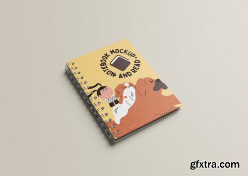 Spiral Notebook Mockup