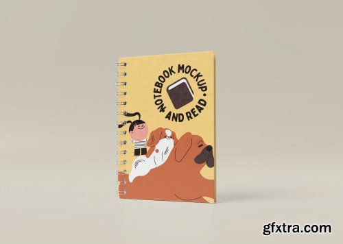 Spiral Notebook Mockup