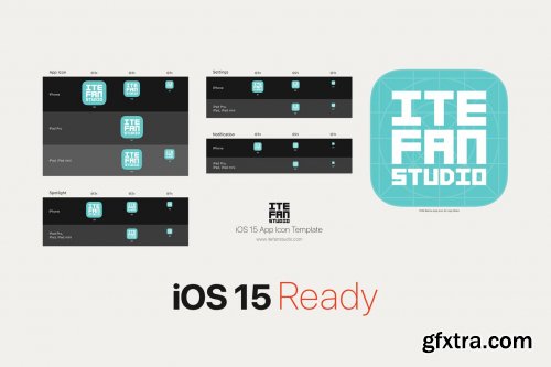 iOS 15 App Icon Template