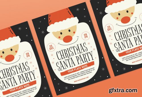 Christmas Santa Party Flyer