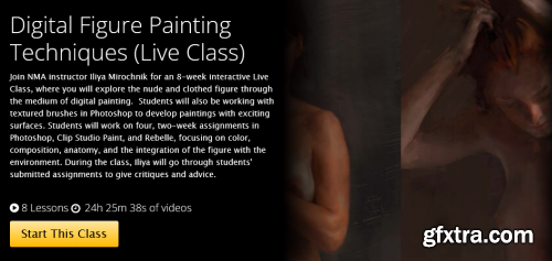 Digital Figure Painting Techniques (Live Class)