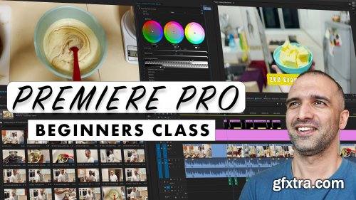  Premiere Pro Beginners Edit : Learn to Edit using a Cooking Video