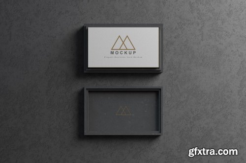 Business Card with Box Mockups