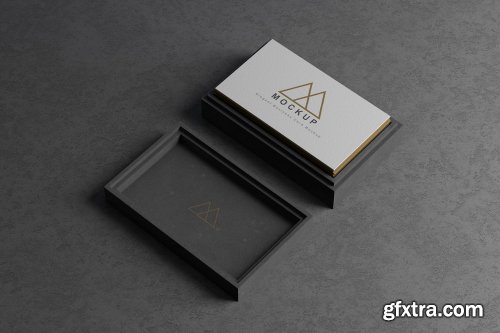 Business Card with Box Mockups