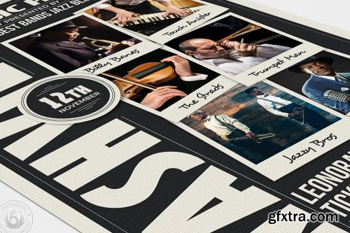 CreativeMarket - Music Festival Flyer Template V12 6726758