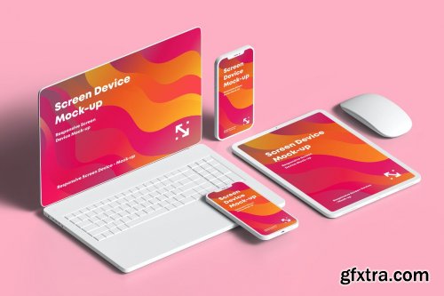 Responsive Screen Device Mockup