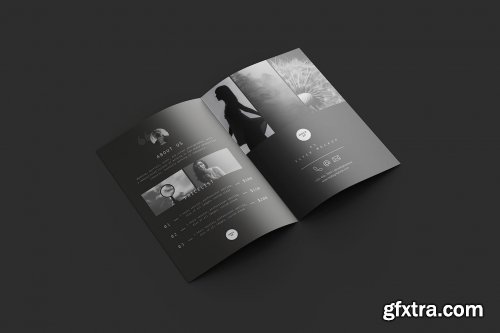 Flyer Folded A5 Mockups