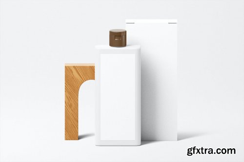 Shampoo Bottle Mockup