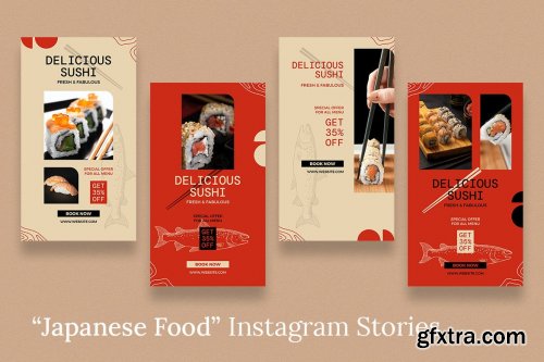 Sisan - Japanese Food Instagram Stories