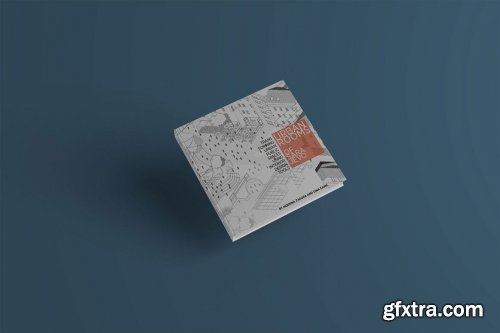 Cover Book Square Mock-Up