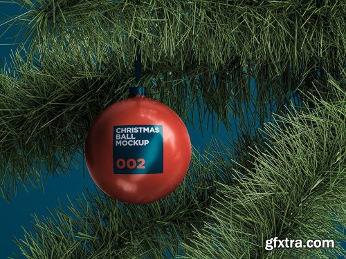 Christmas Ball Mockup 002