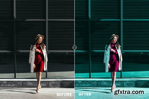 Purple Tones Action & Lightrom Presets