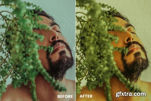 Green Tones Action & Lightrom Presets