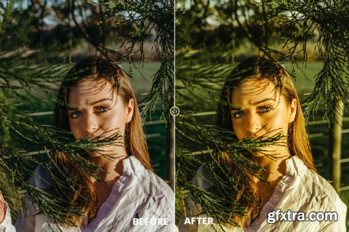 Green Tones Action & Lightrom Presets