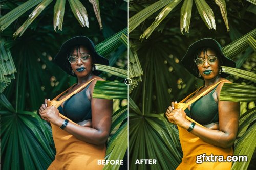 Green Tones Action & Lightrom Presets