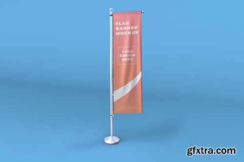 Flag Banner Mockup