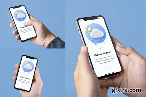 Iphone X Realistic Mockup Pack