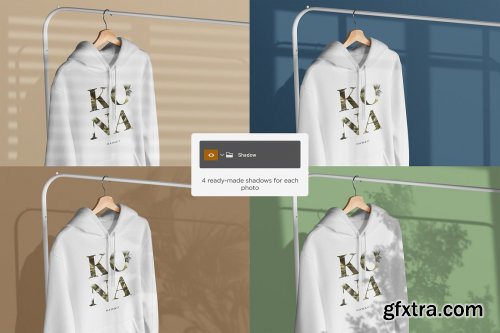 CreativeMarket - Hoodie MockUp on Hanger 6717605