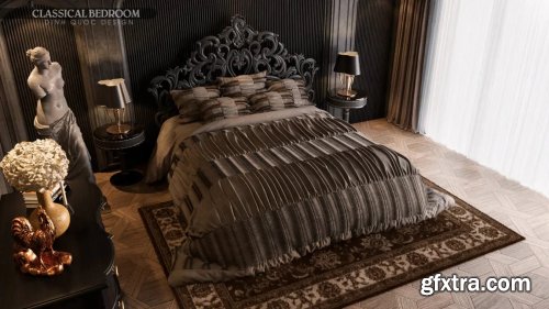 Roma Bedroom Scene Sketchup