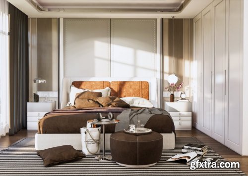 Interior Bedroom Scene Sketchup by Duy Dao