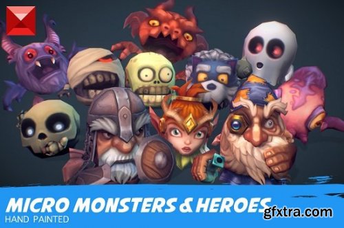 Unity - Low Poly Micro Monster Pack v1.1