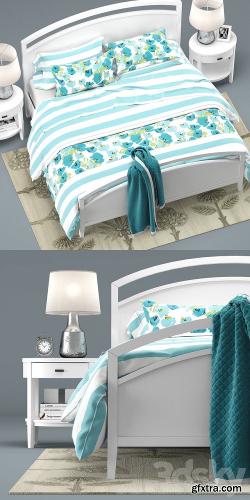 Arch White bed Collection, Crate&Barrel