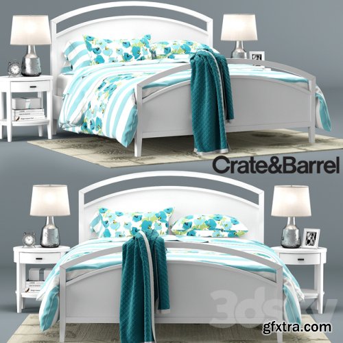 Arch White bed Collection, Crate&Barrel