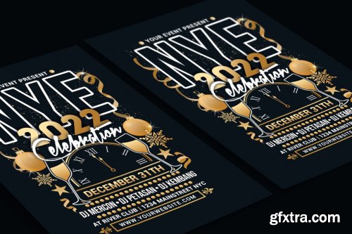 New Year 2022 Flyer Template