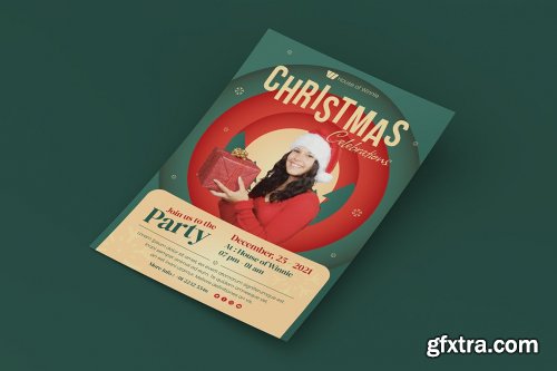 Christmas Celebration Flyer Set