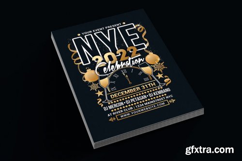 New Year 2022 Flyer Template