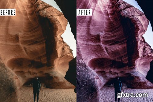 Antelope Canyon Action & Lightrom Presets