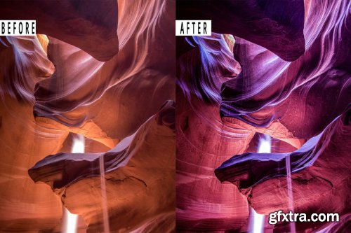 Antelope Canyon Action & Lightrom Presets