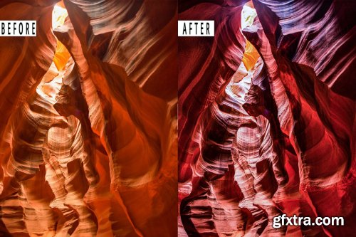 Antelope Canyon Action & Lightrom Presets