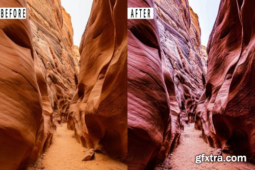 Antelope Canyon Action & Lightrom Presets