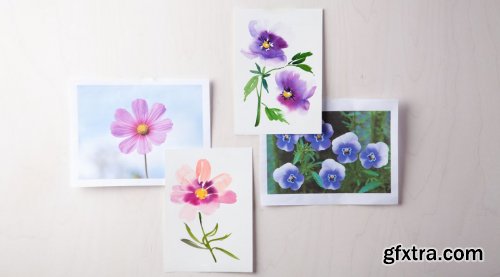 Daily Painting Challenge: 31 Flowers to Paint with Yao Cheng