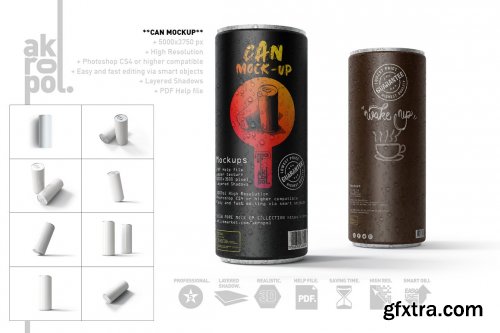 CreativeMarket - Can Mock Up 4887988