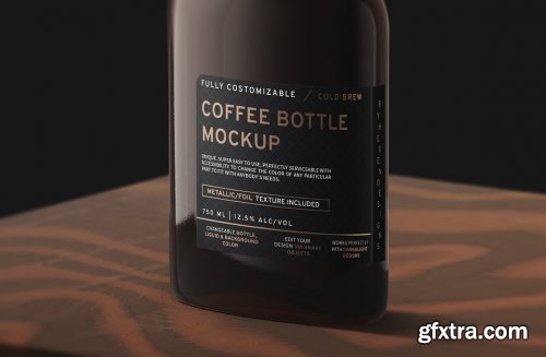 CreativeMarket - Coffee/Flask Bottle Mockup 4391994