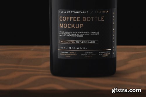 CreativeMarket - Coffee/Flask Bottle Mockup 4391994