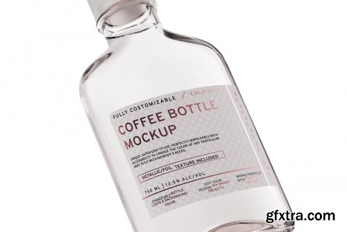 CreativeMarket - Coffee/Flask Bottle Mockup 4391994