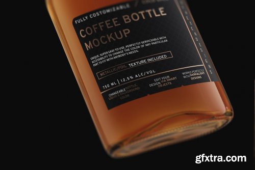 CreativeMarket - Coffee/Flask Bottle Mockup 4391994