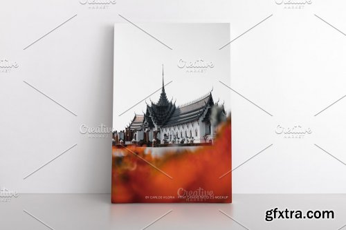 CreativeMarket - Portrait Canvas Ratio 2x3 Mockup 01 4629863