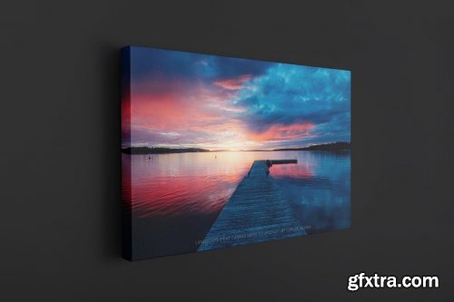 CreativeMarket - Landscape Canvas Ratio 3x2 Mockup 03 4698884