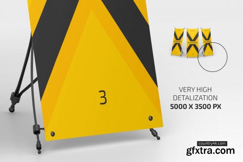 CreativeMarket - X Banner Mockup Set 5003133