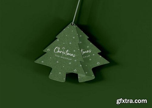 Christmas Tags Mockup