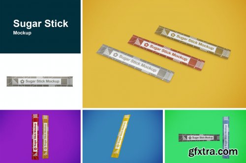 Sugar Stick Mockup