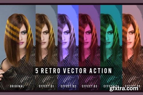 5 Retro Vector Action