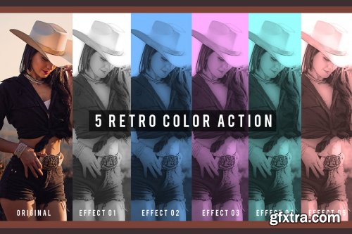 5 Retro Color Action