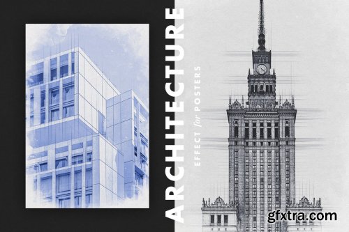 CreativeMarket - Architecture Effect for Posters 6770175